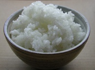 Белый короткозерный рис. Фото